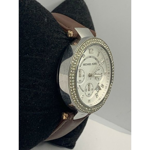 Michael Kors MK5353 Women\'s Brown Leather Analog S main image 7